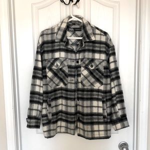Zara Plaid Jacket